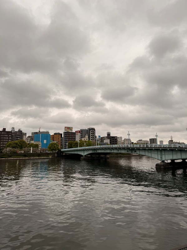 А это уже река Sumida. Широкая и красивая.