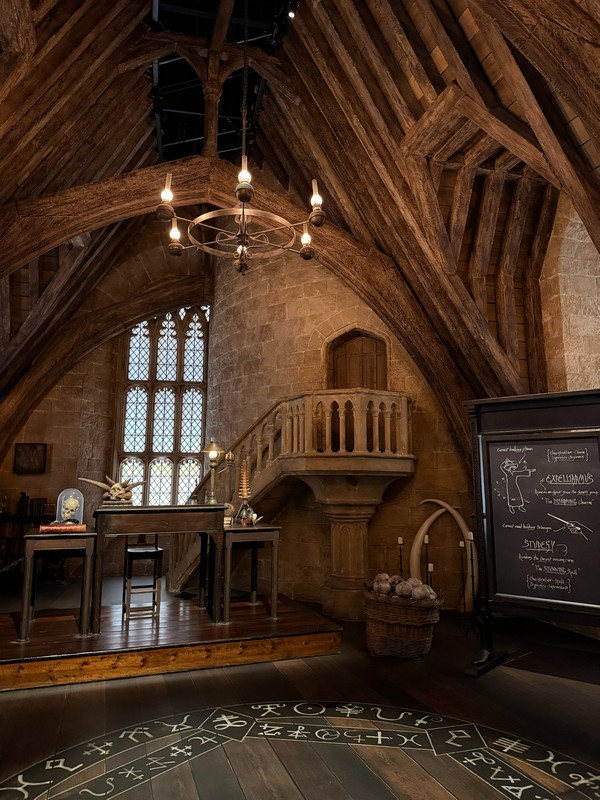 Класс защиты от тёмных искусств. На доске уже готовый материал есть.