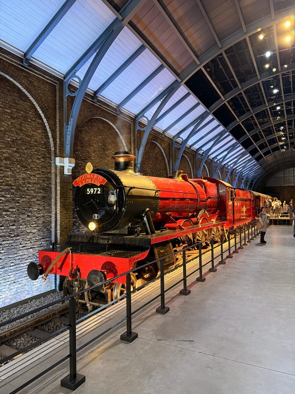 Хогвартс-экспресс. А окружение довольно реалистично сделано под вокзал.